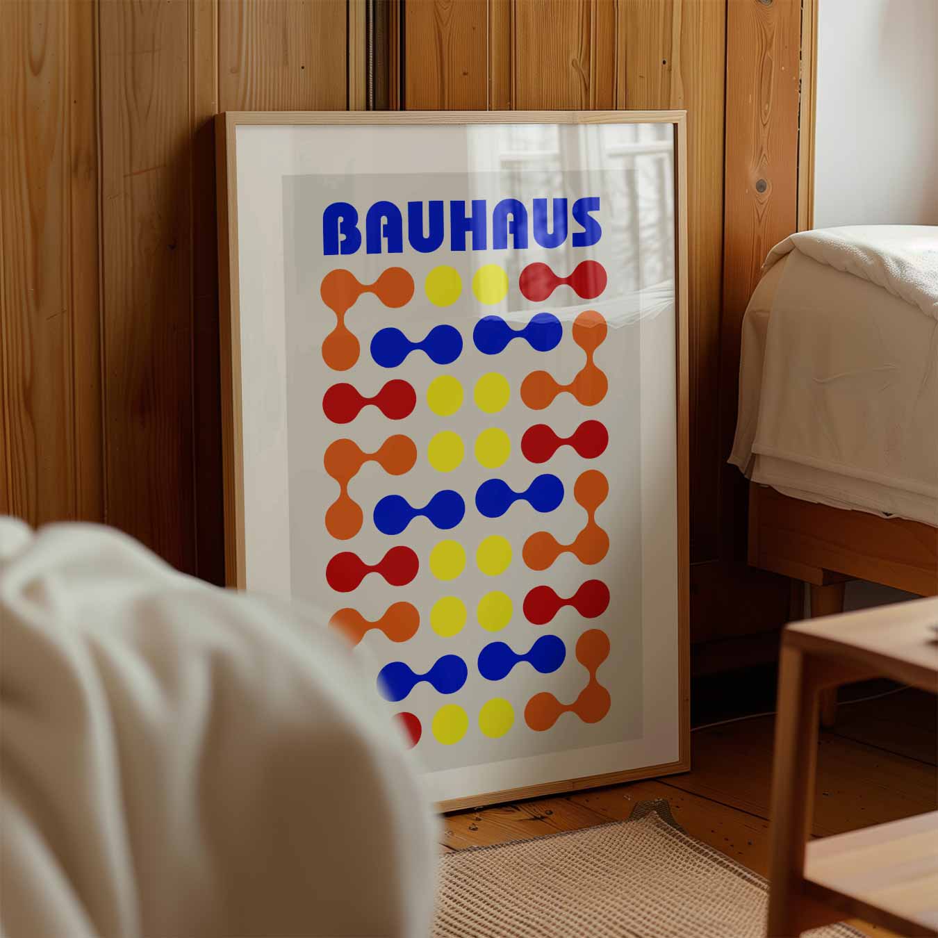 Poster mit geometrischem Muster