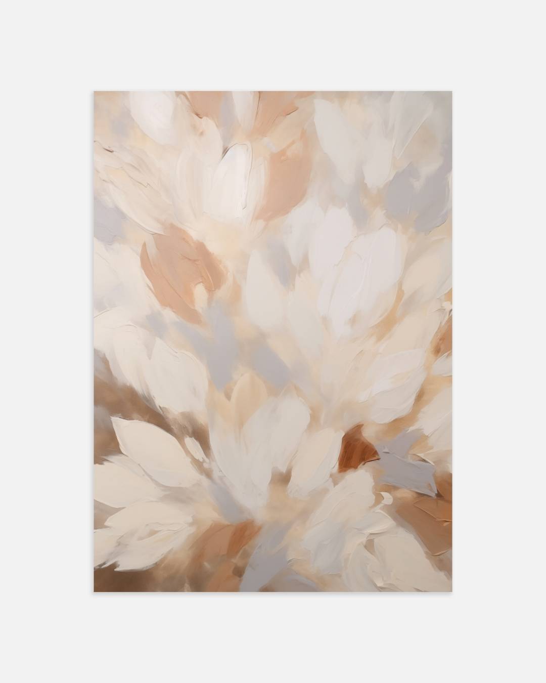 Zachte bloemenexplosie Poster
