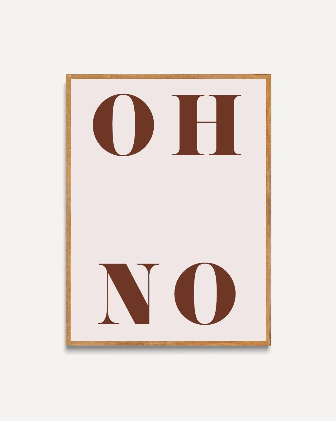 Oh No Poster