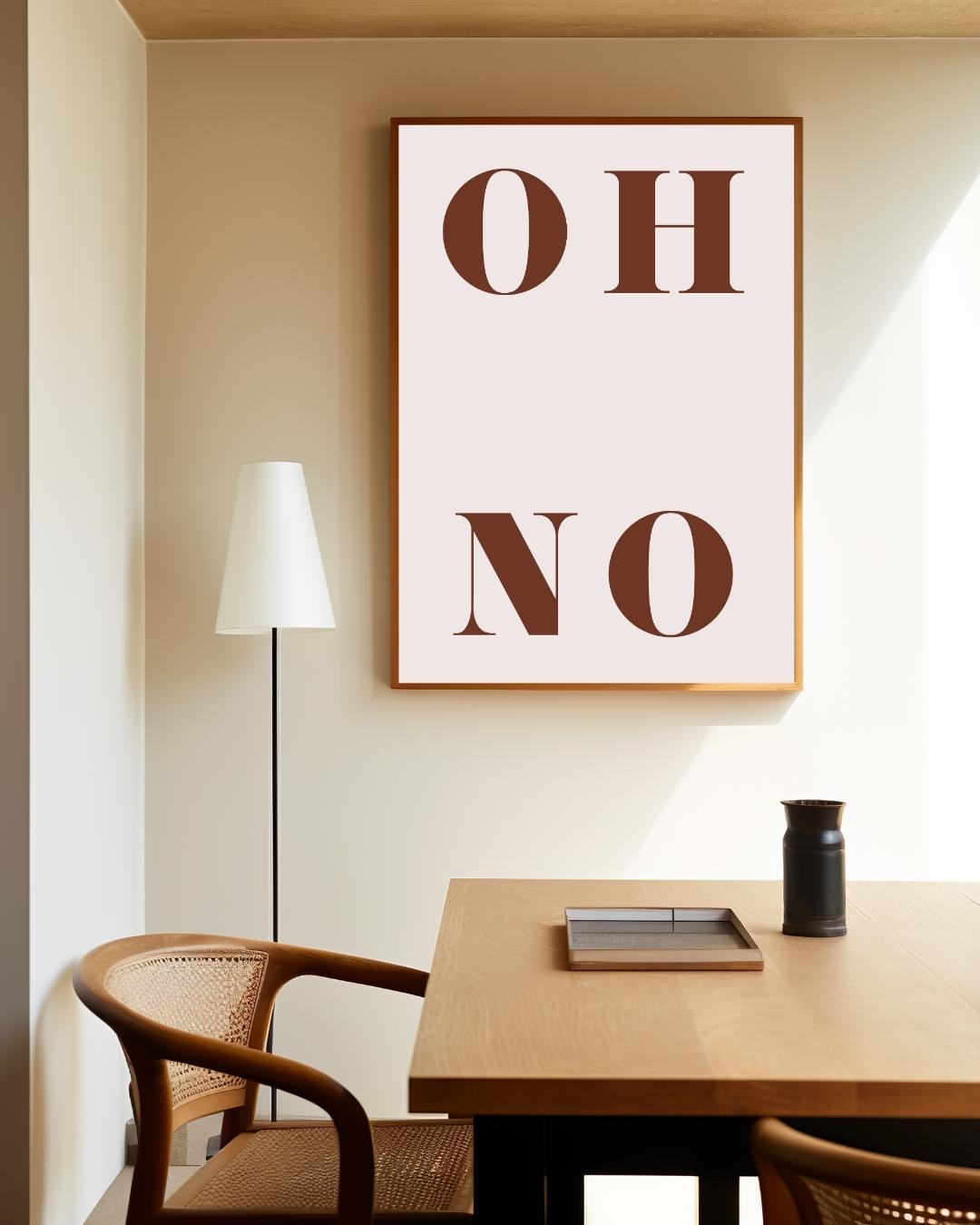 Oh No Poster