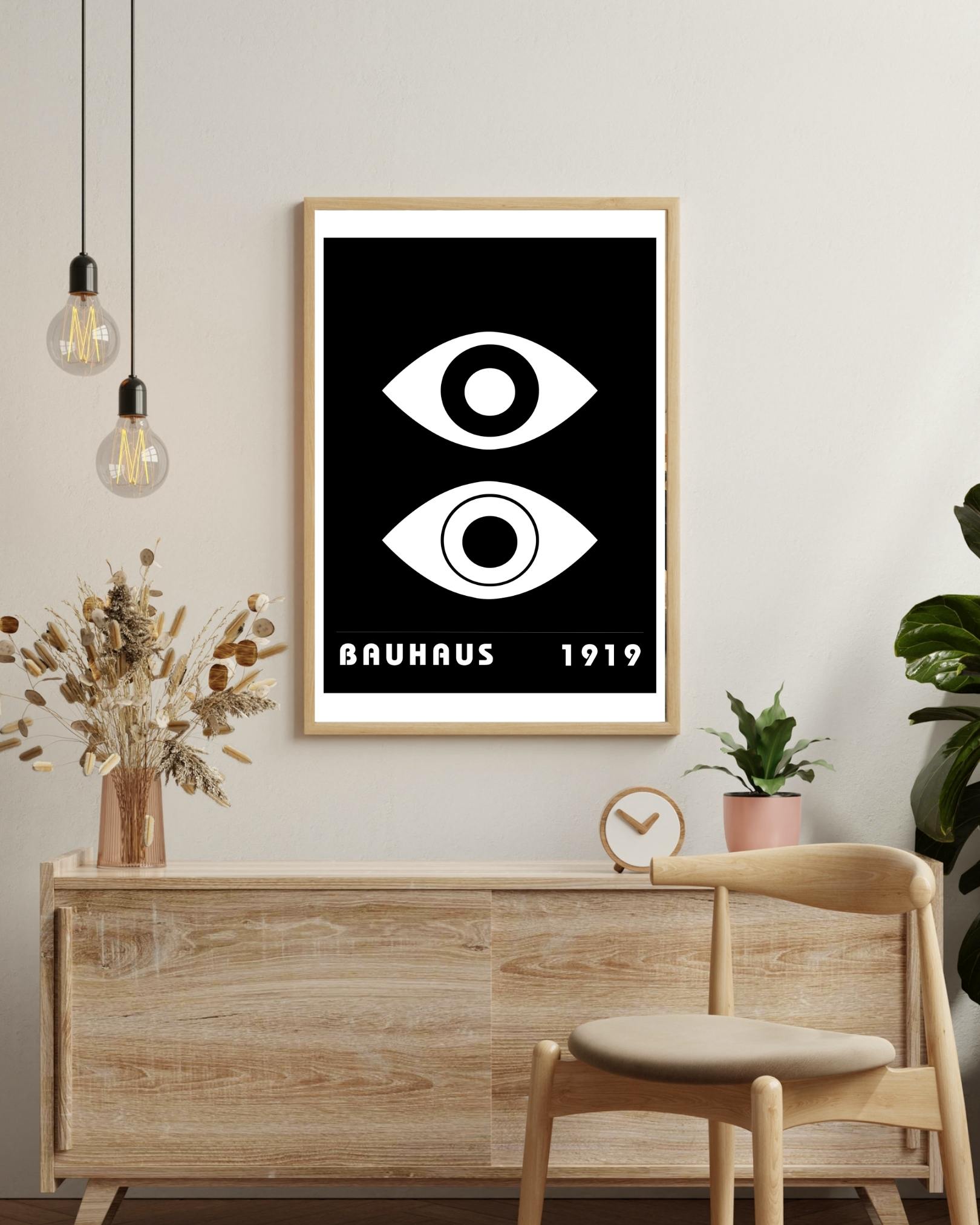 Schwarzes Auge Poster