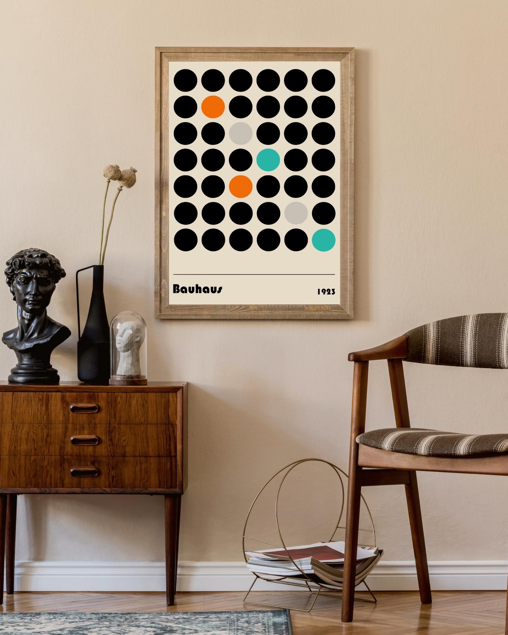 Schwarzes Punkt-Poster