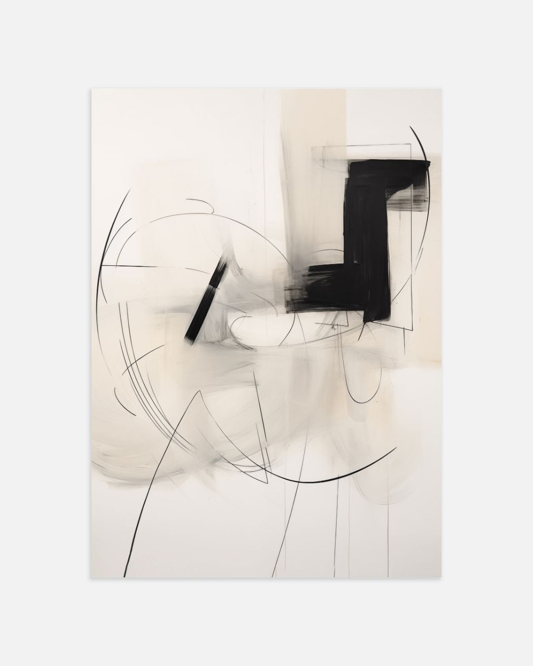 Minimalistische Lijnenspel Posterset