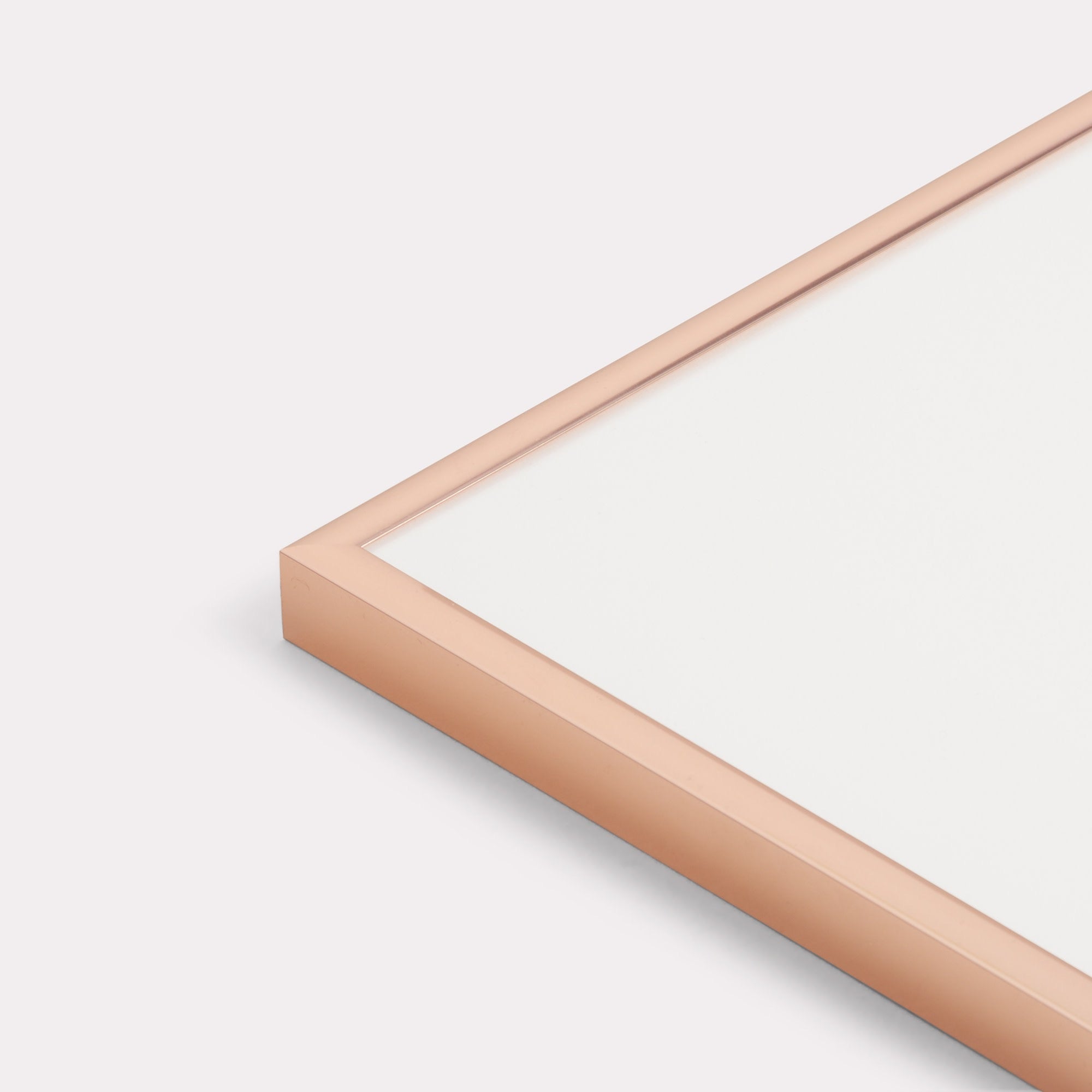 Aluminiumrahmen Roségold Glanz