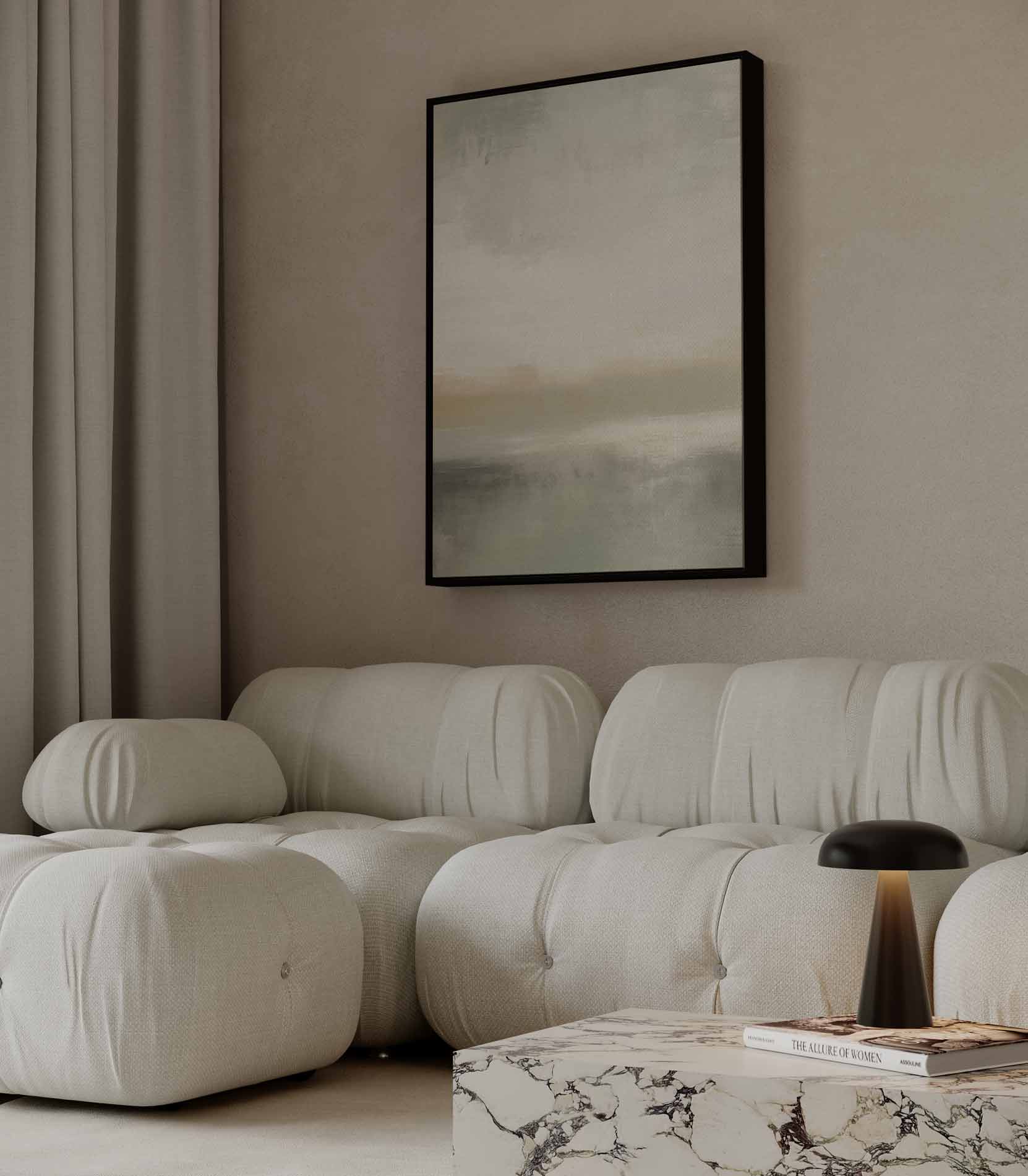 Sandwolke in neutralen Tönen 