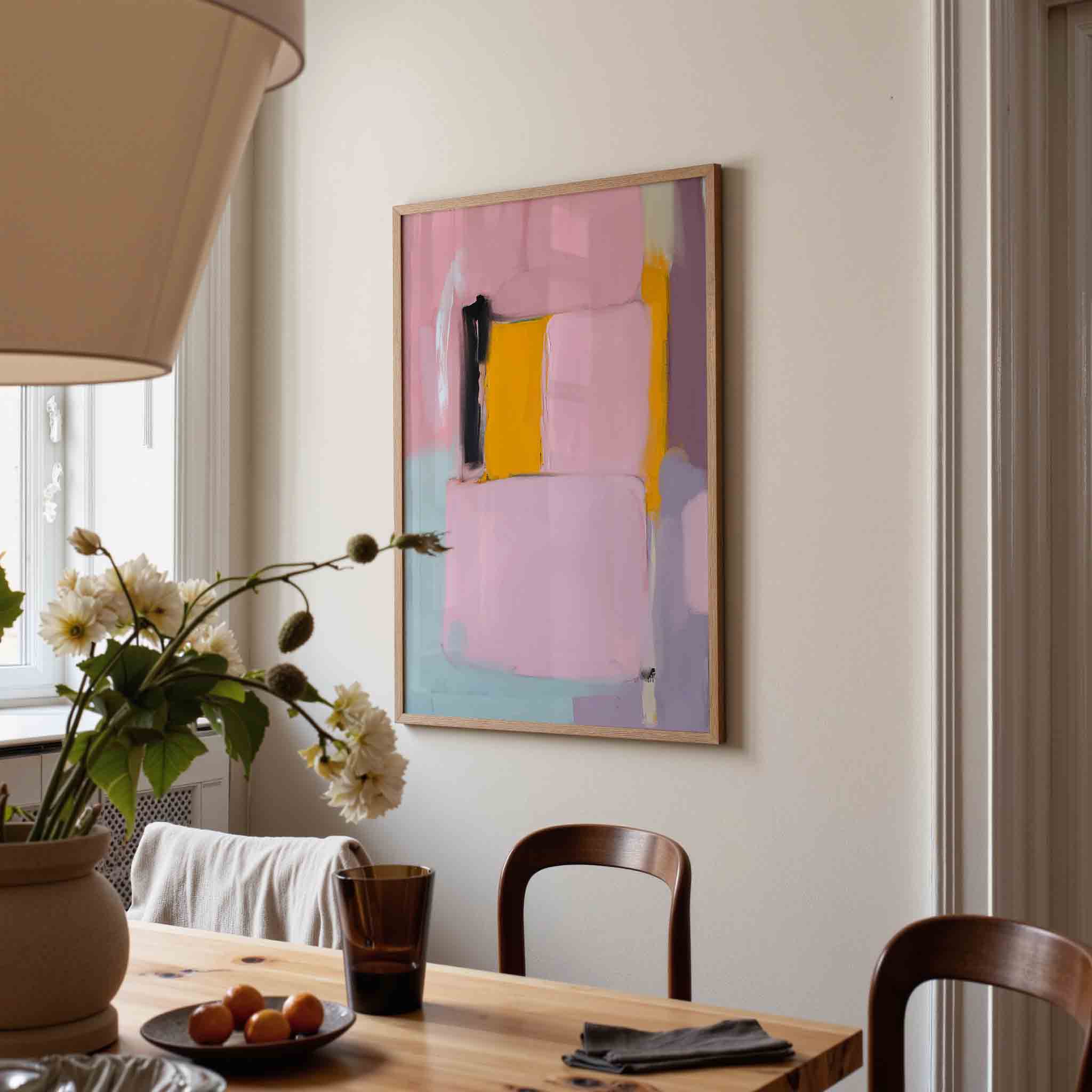 Abstracte vormen Poster