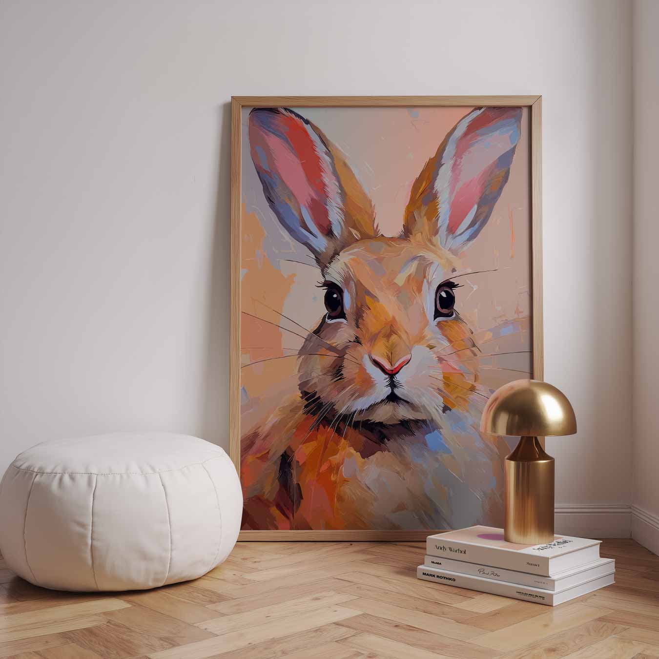 Dromerige Konijnenposter-WallArtistic