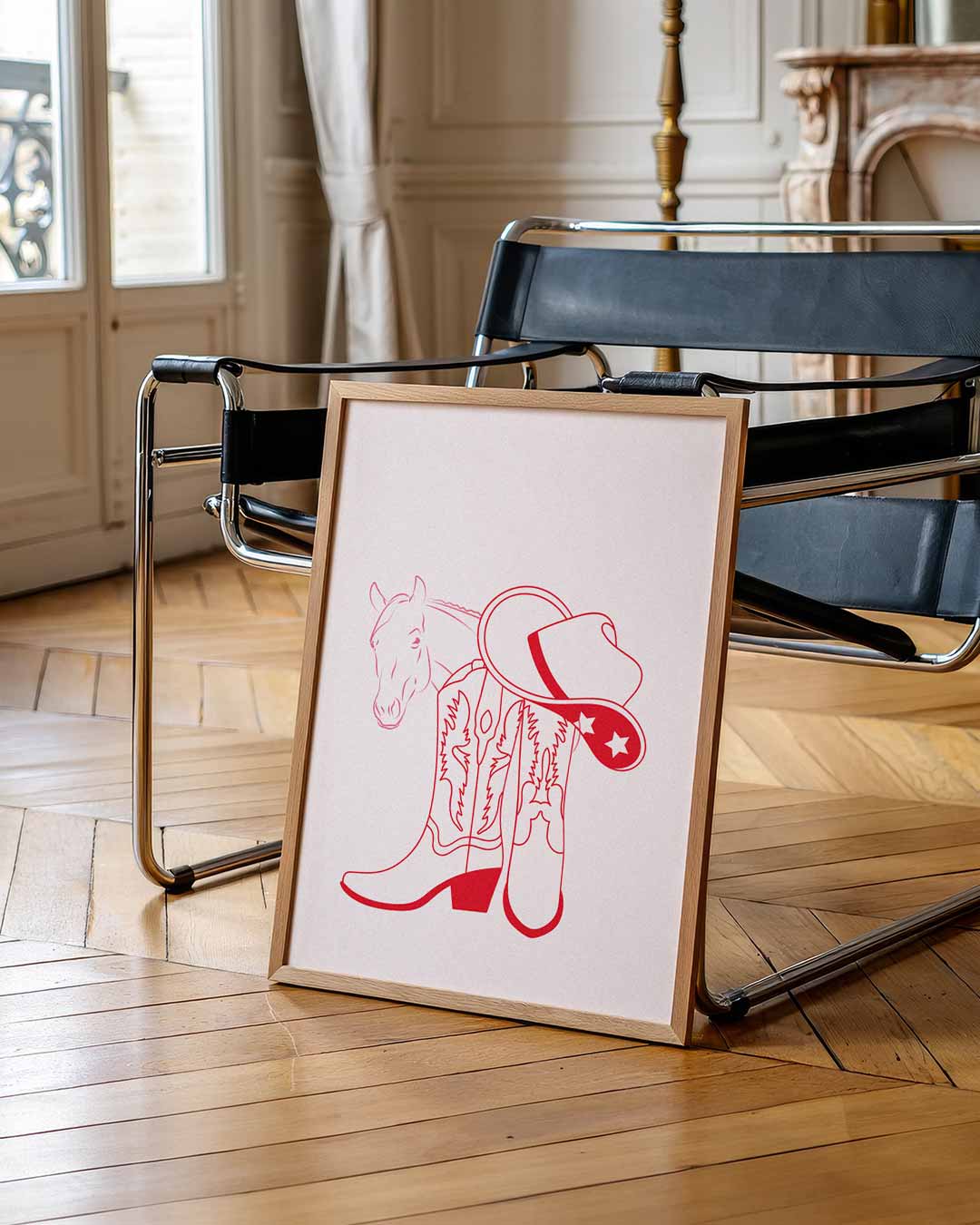 Cowboy Chic Poster-WallArtistic