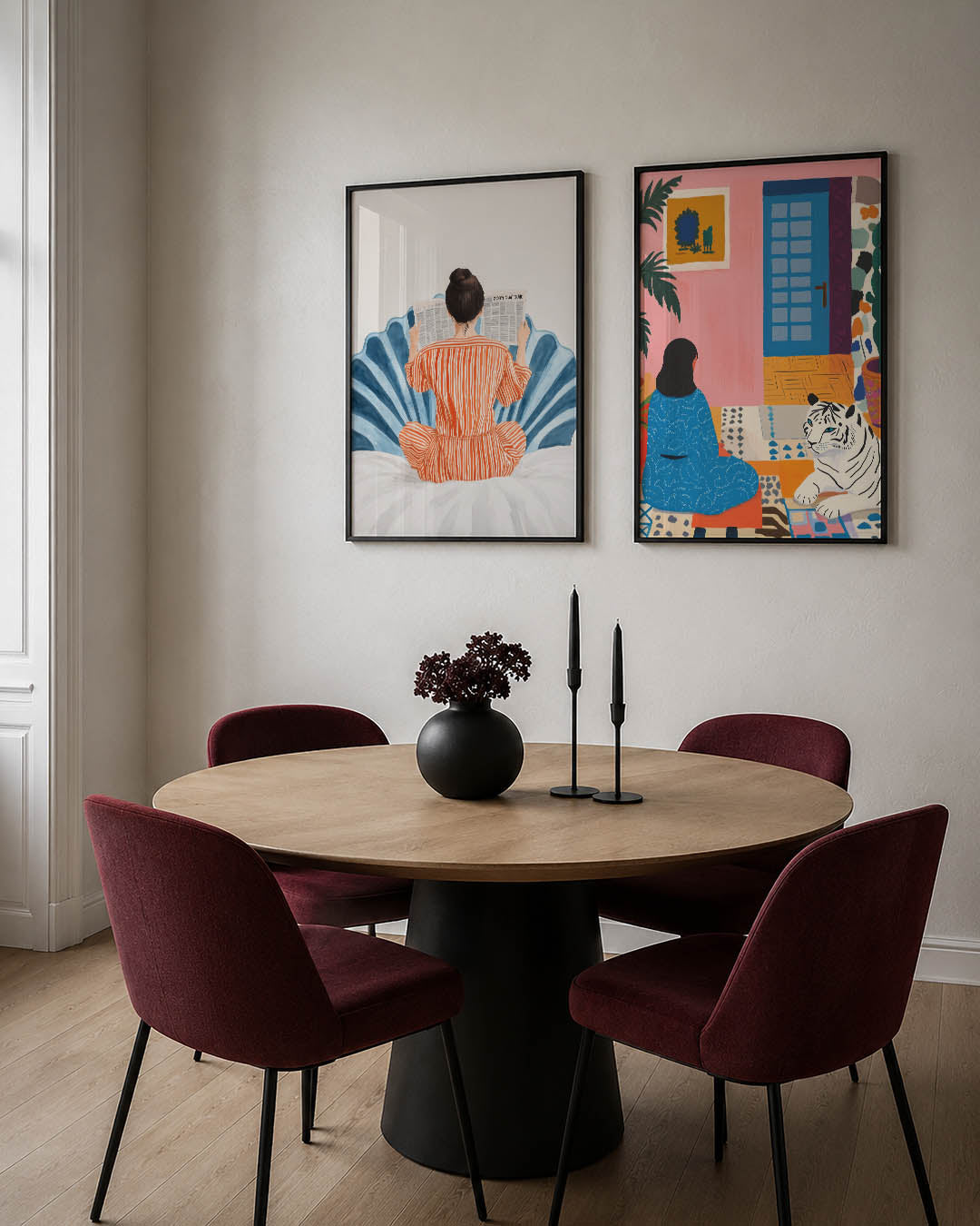 Kleur en lijnen Posterset