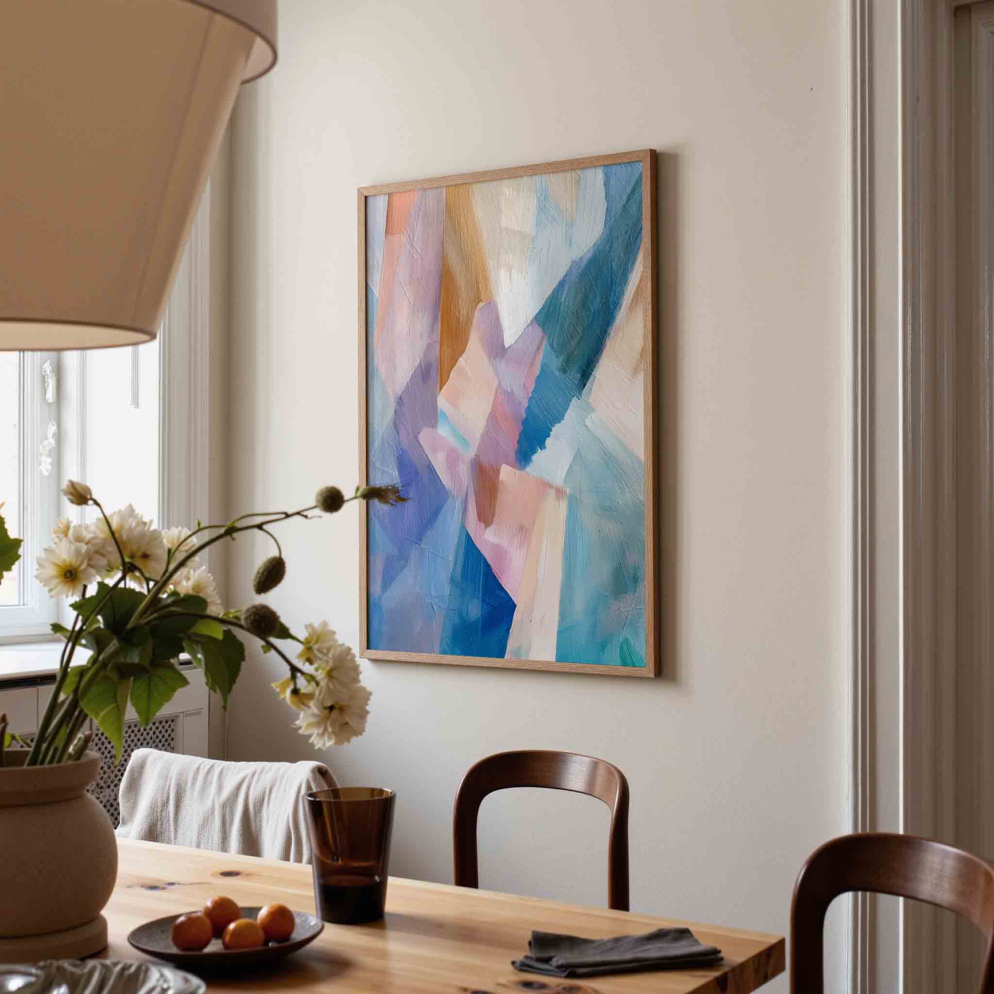 Abstracte vormen Poster