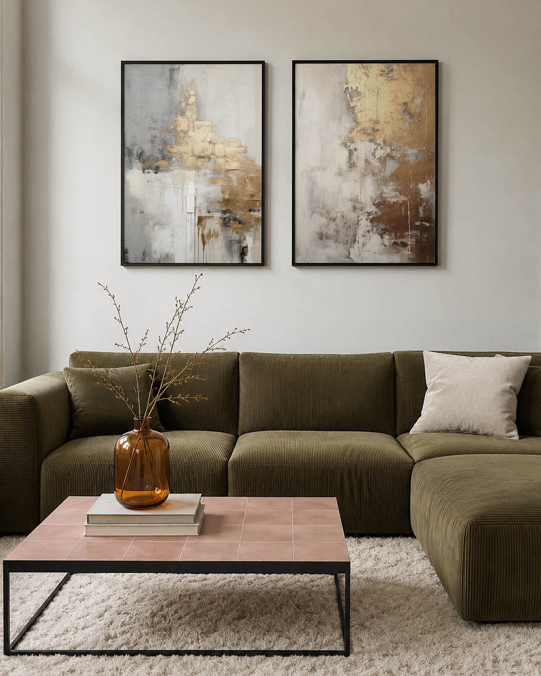 Gouden vervaging Posterset