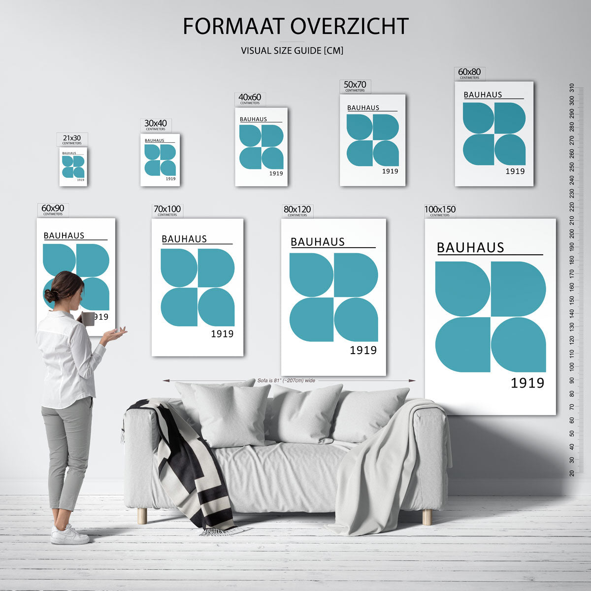 Vorm en kleur Poster