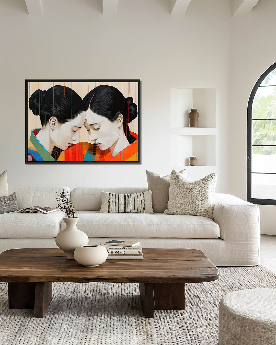 Intieme portretten Kunstwerk