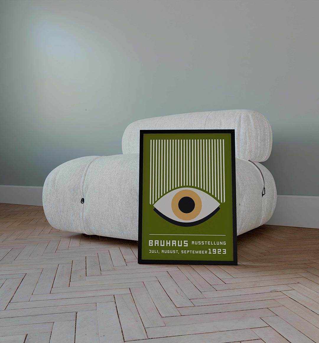 Oog en lijnen Poster