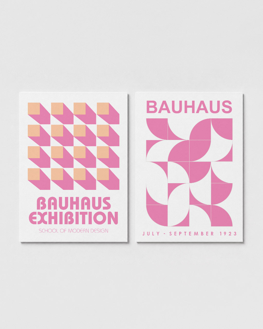 Kleurvlakken en schaduwen Posterset