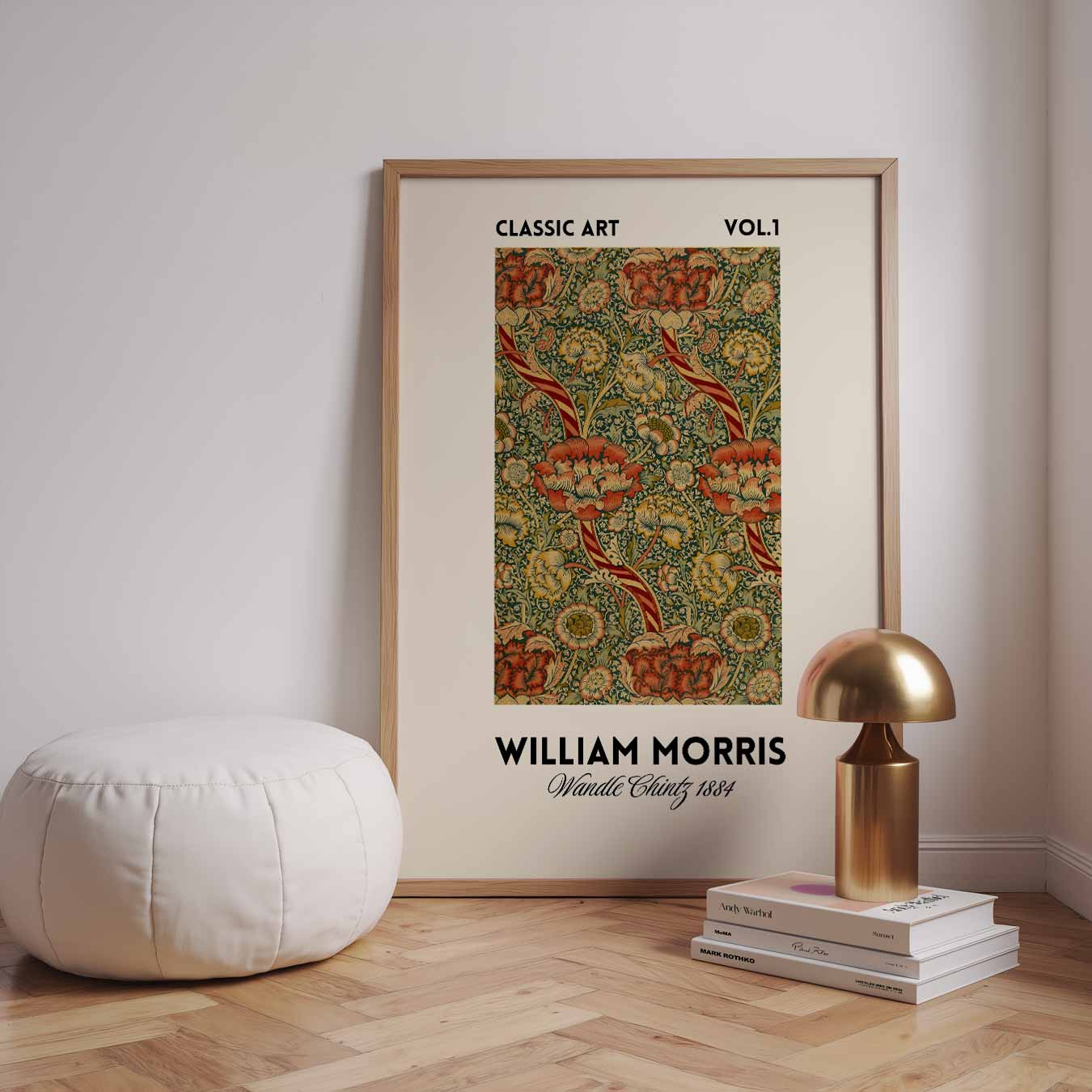 William Morris Wild Tulip 1884 Poster II-WallArtistic