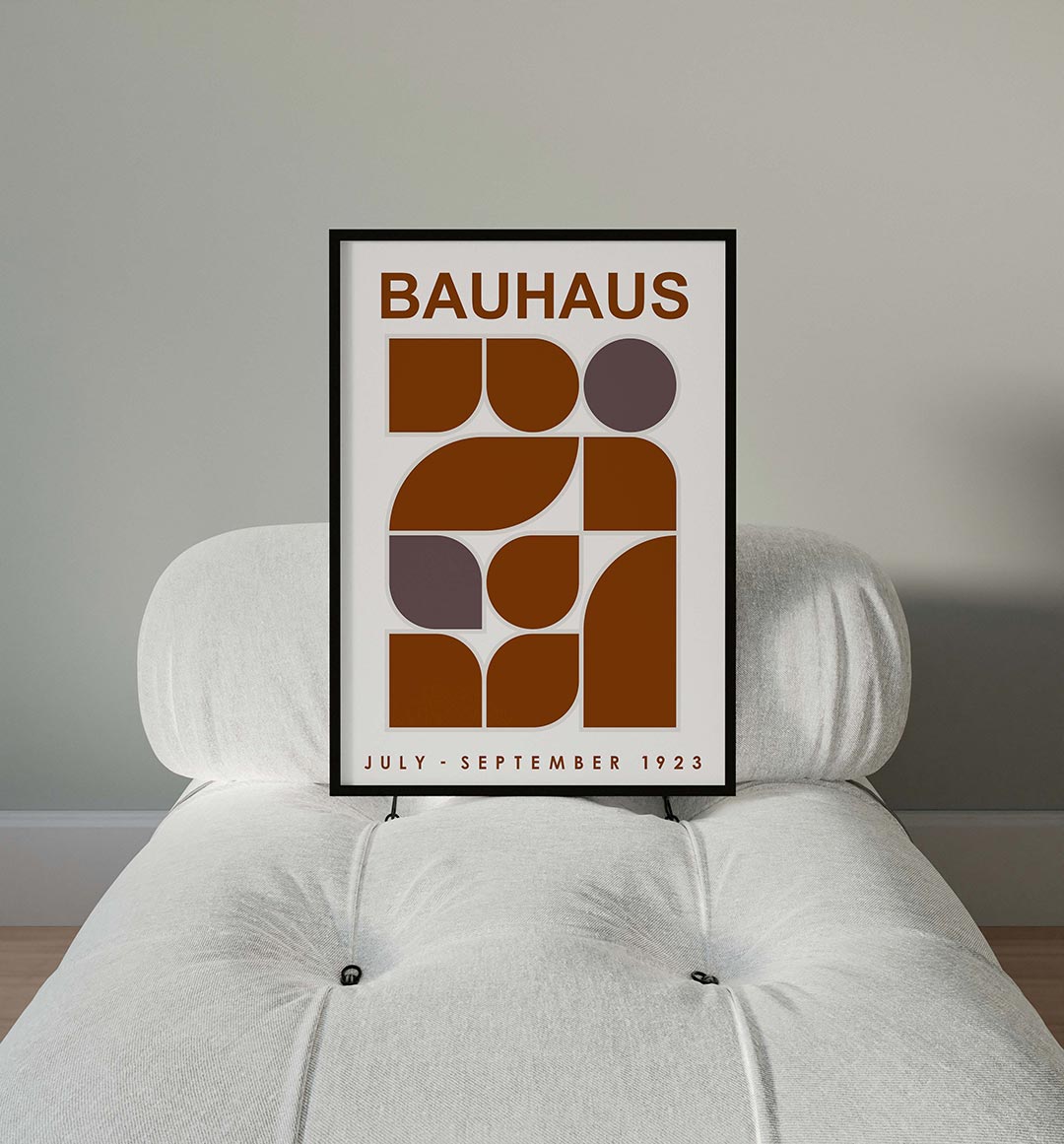 Vormritme en kleur Poster