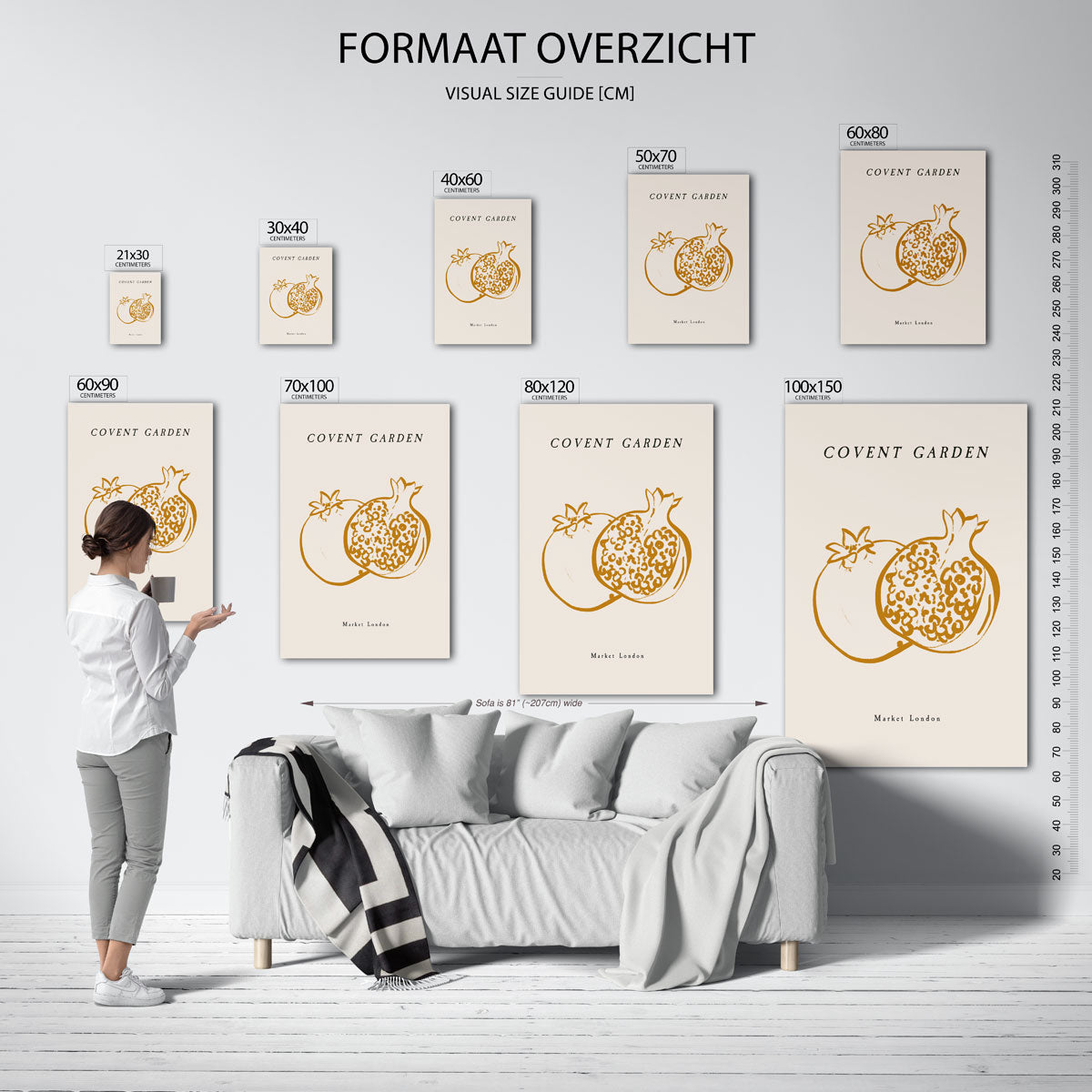 Fruit illustratie Poster
