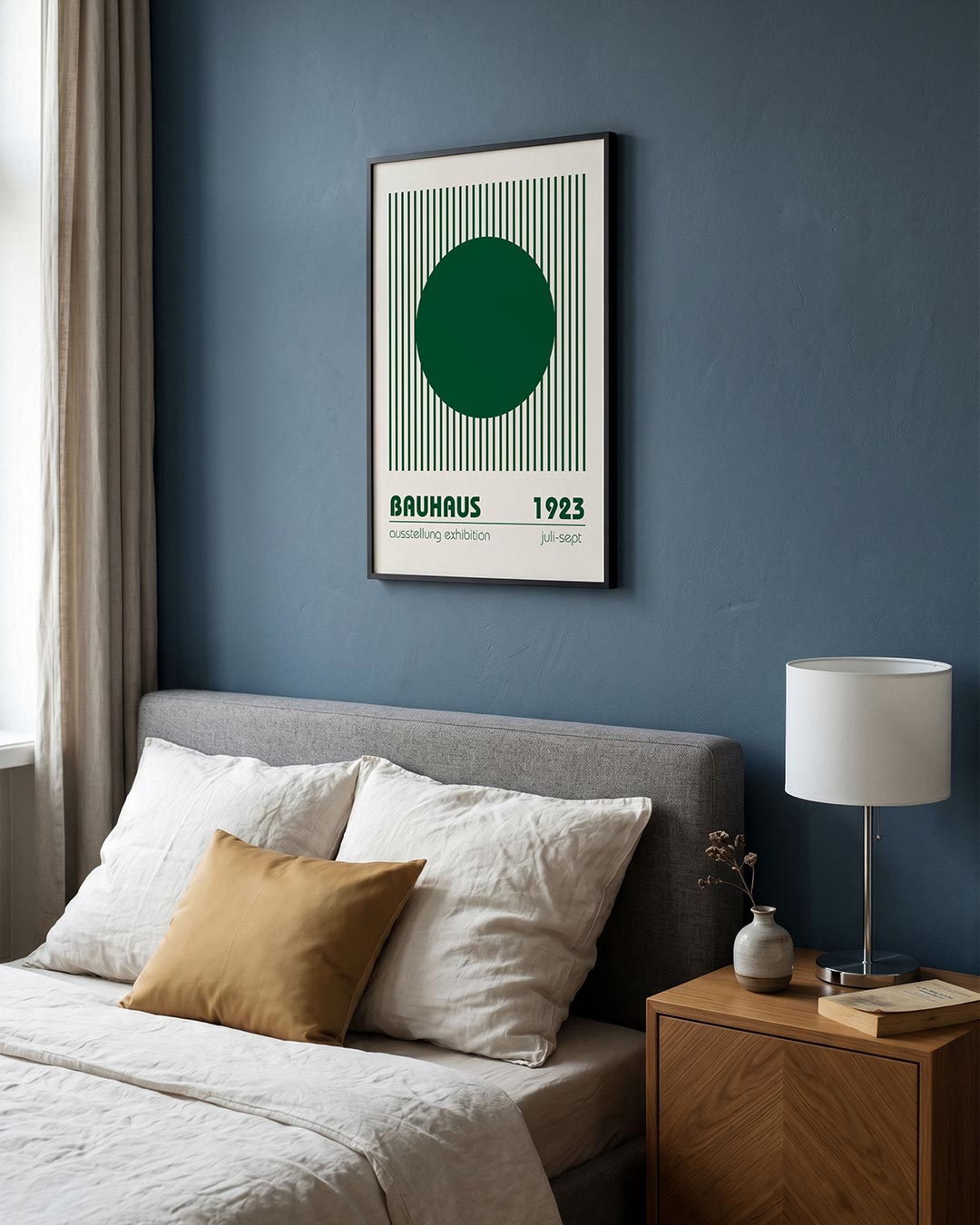 Lijnen en cirkel Poster