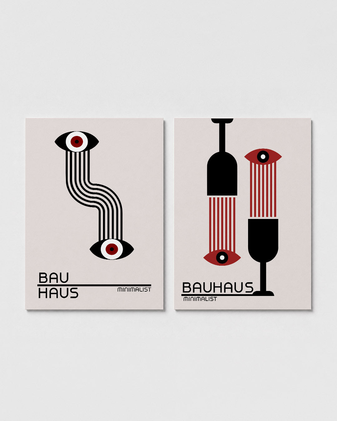 Ooglijnenspel Posterset