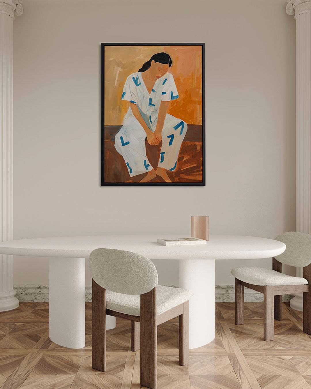 Vrouw in rust Kunstwerk