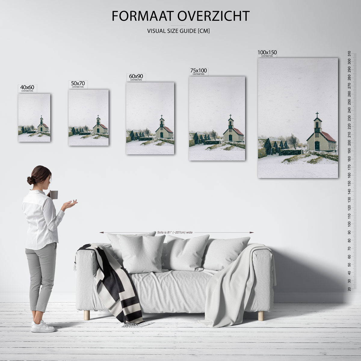Winterse kapel Kunstwerk