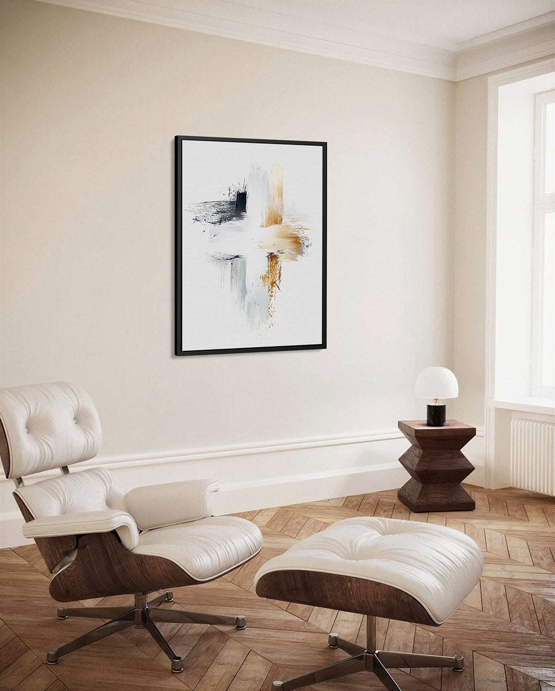 Dynamische kleurvlakken Kunstwerk