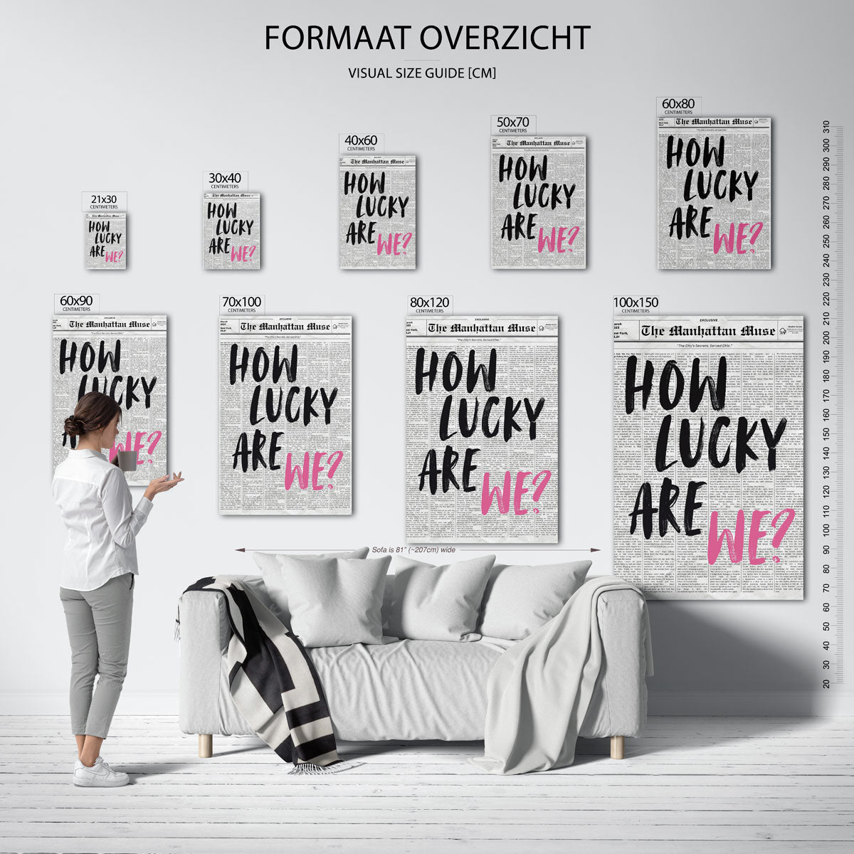 How lucky are we Poster