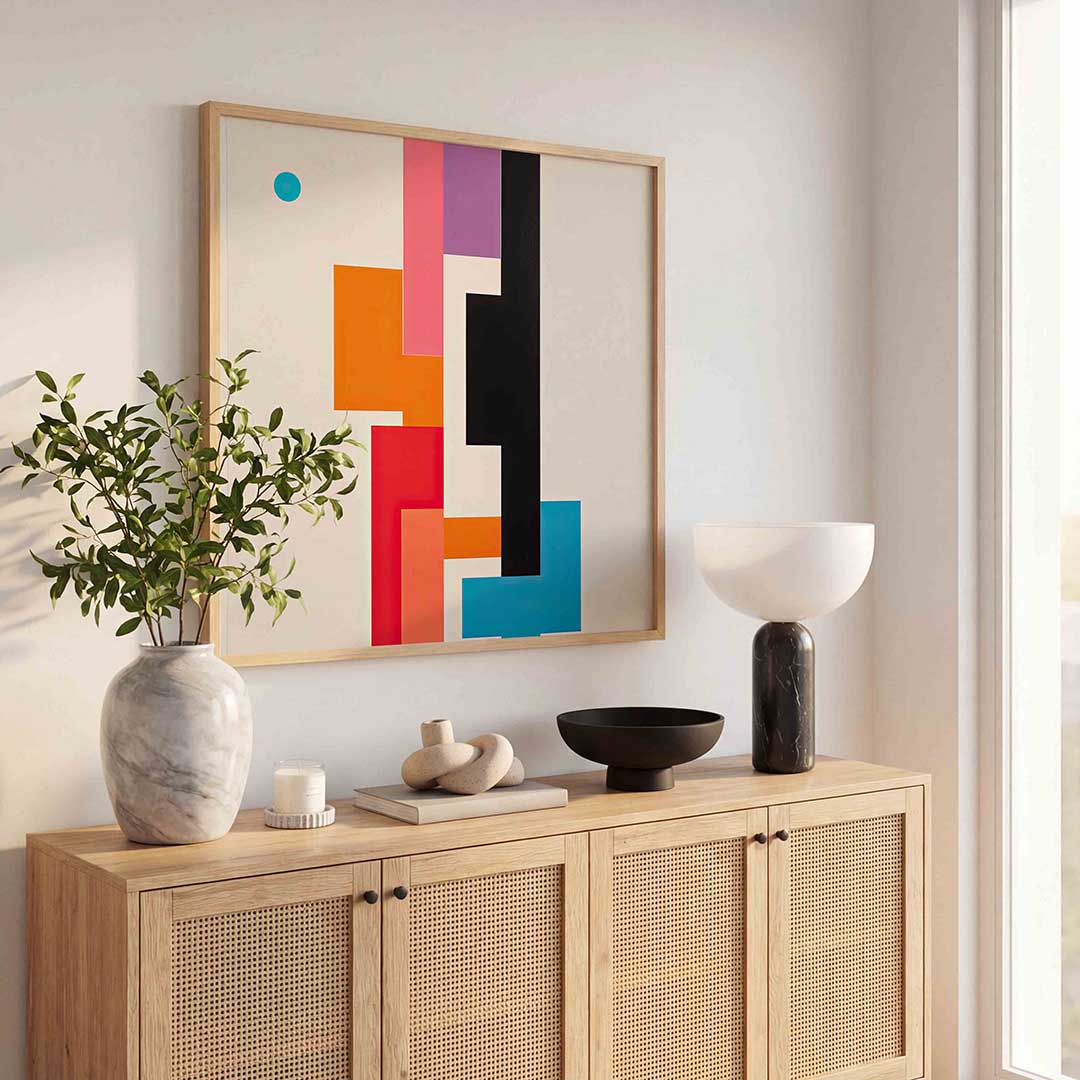 Geometrische vormen Poster