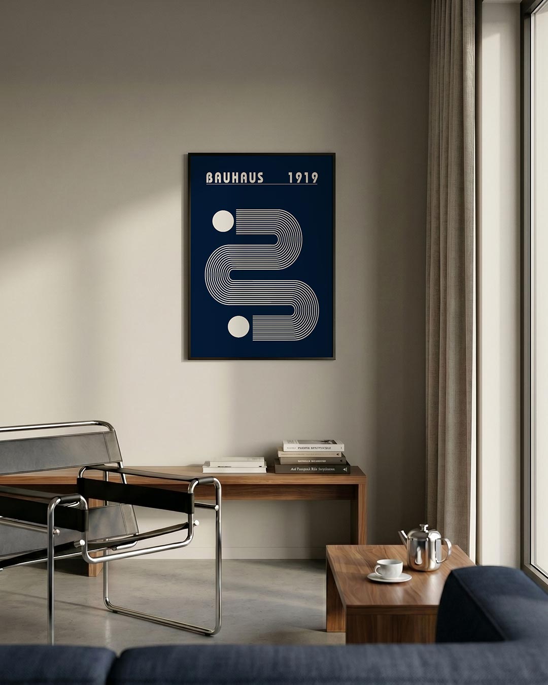 Lijnen en vormen Poster