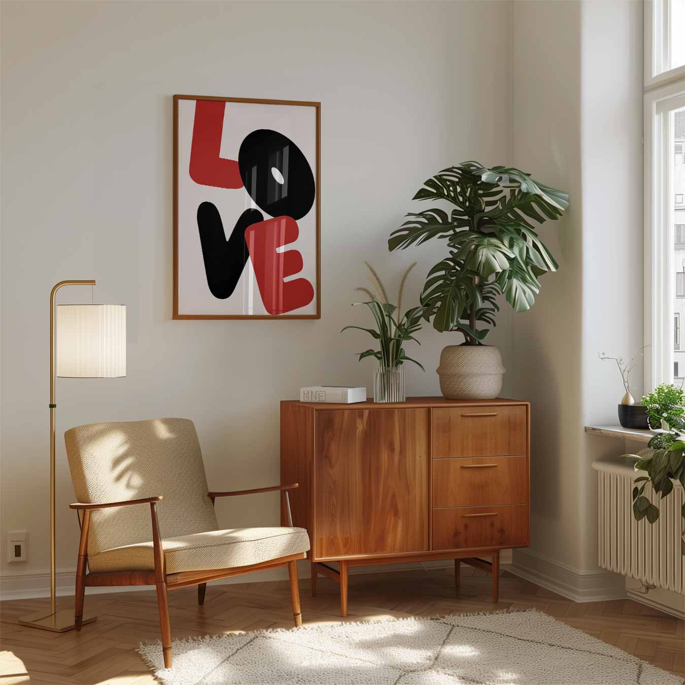 Love Grafische Poster-WallArtistic