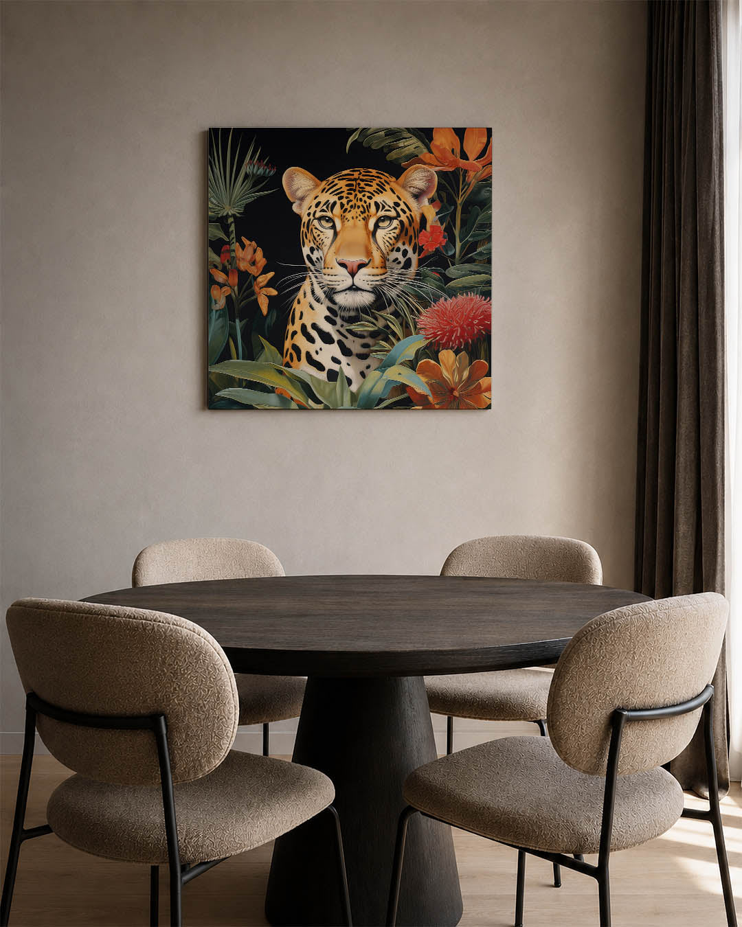 Dier in jungle Kunstwerk
