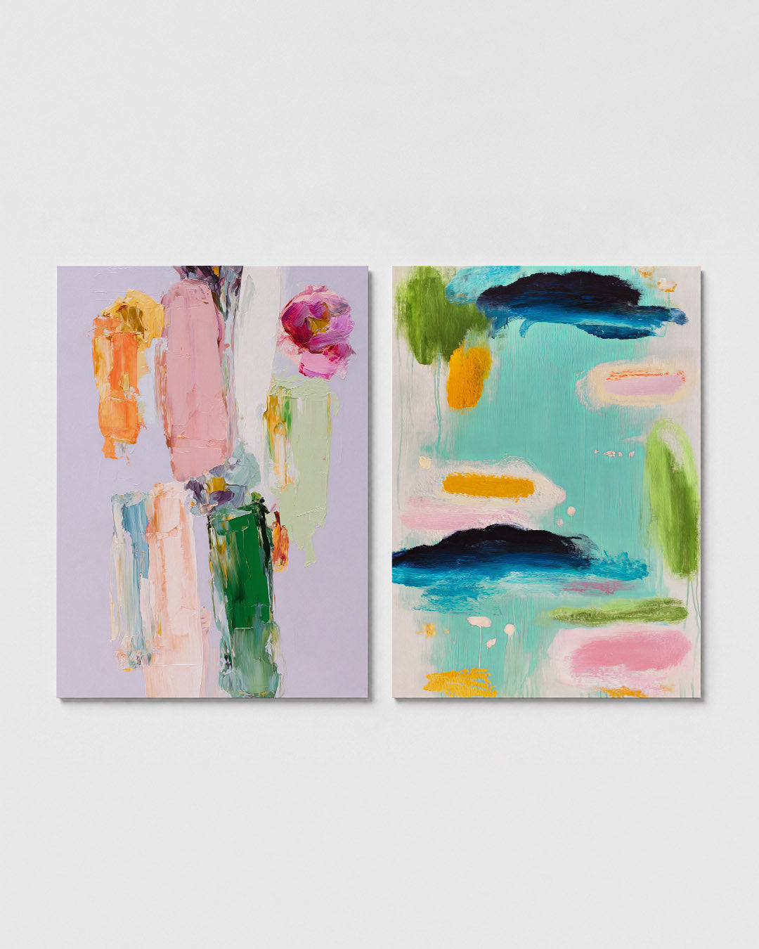 Kleurvlakken harmonie Posterset