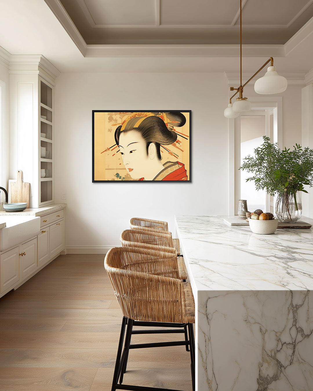Vrouwelijk portret Kunstwerk