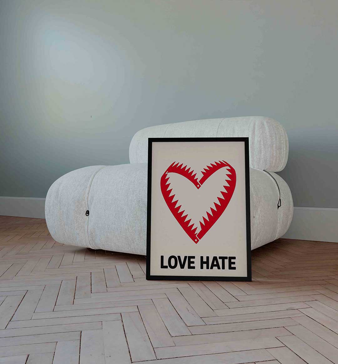 Love hate Poster