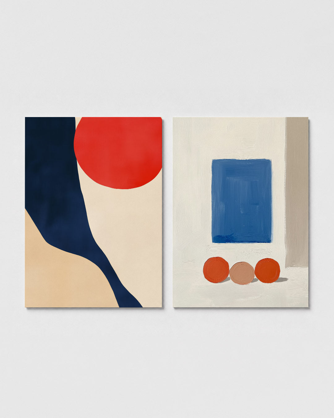 Vormen en kleurvlakken Posterset