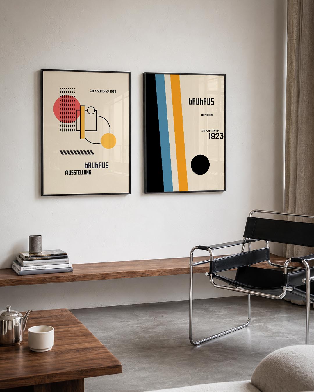 Vormen en kleurvlakken Posterset