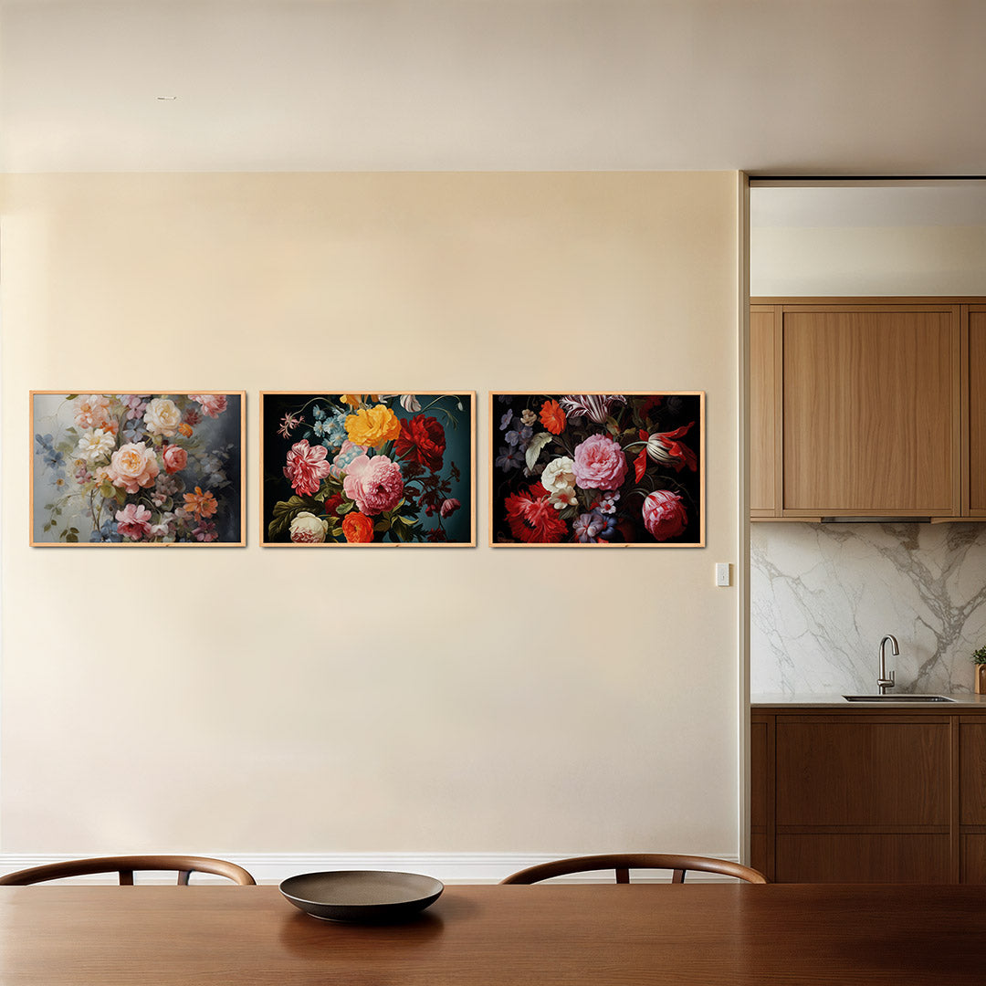 Bloemrijke kleurexplosie Posterset