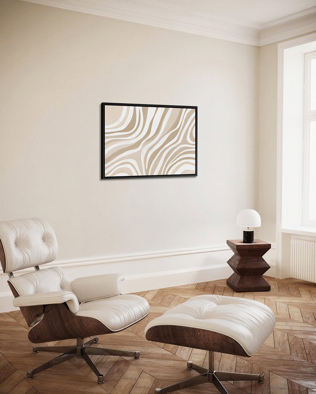 Golvende lijnen Kunstwerk