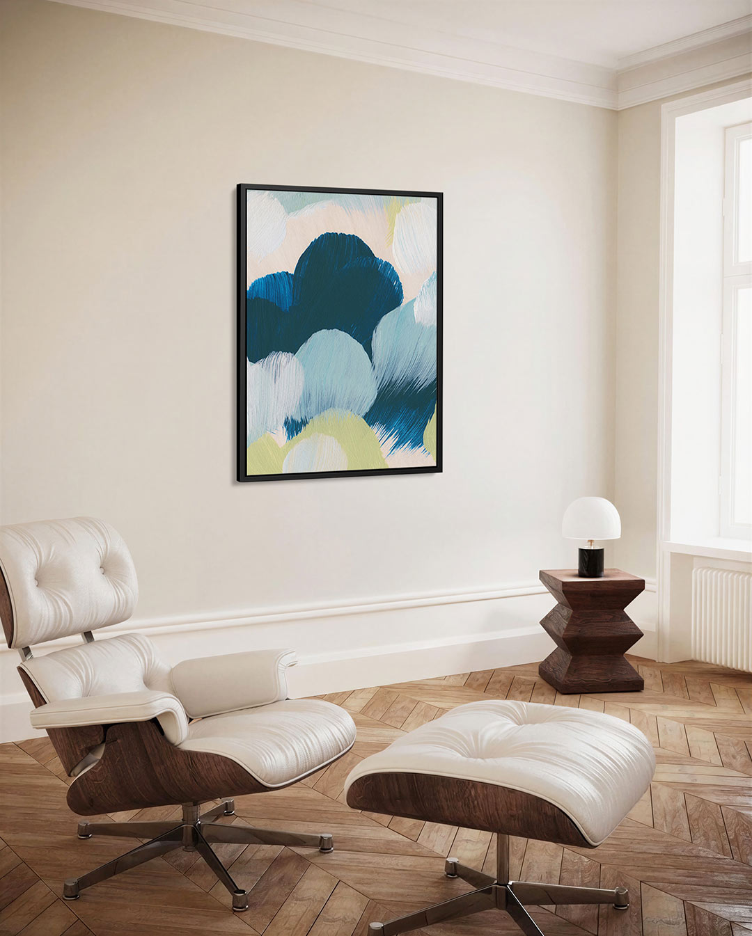 Kleurrijke vormen Kunstwerk