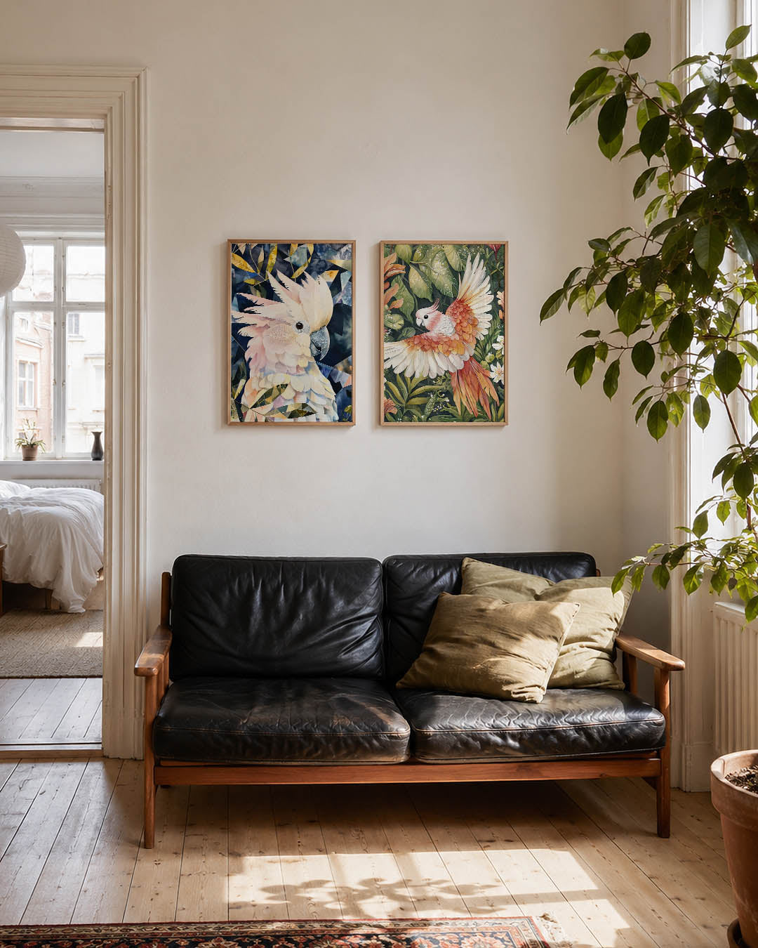 Vorm en kleurenspel Posterset