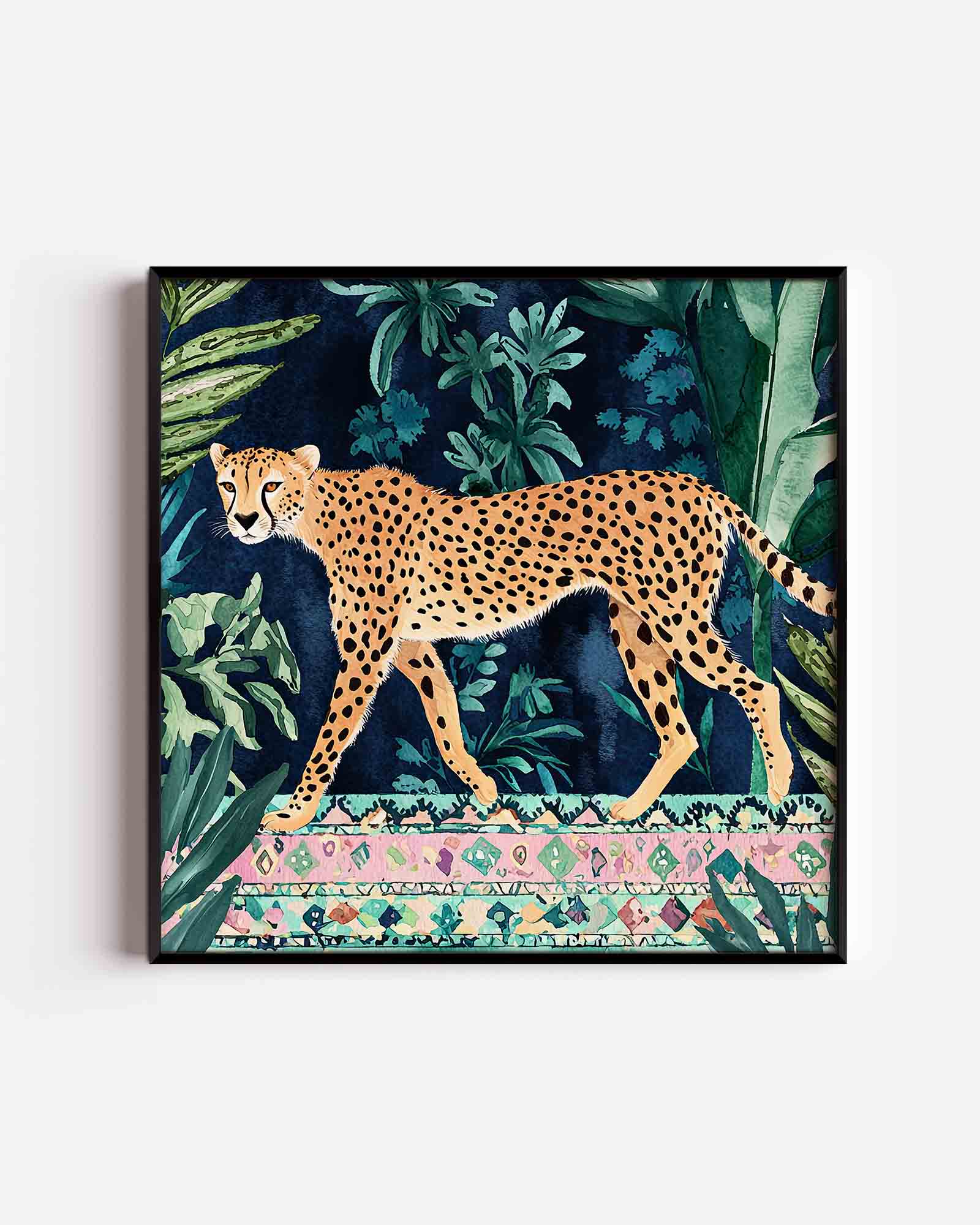 Luipaard in jungle Poster