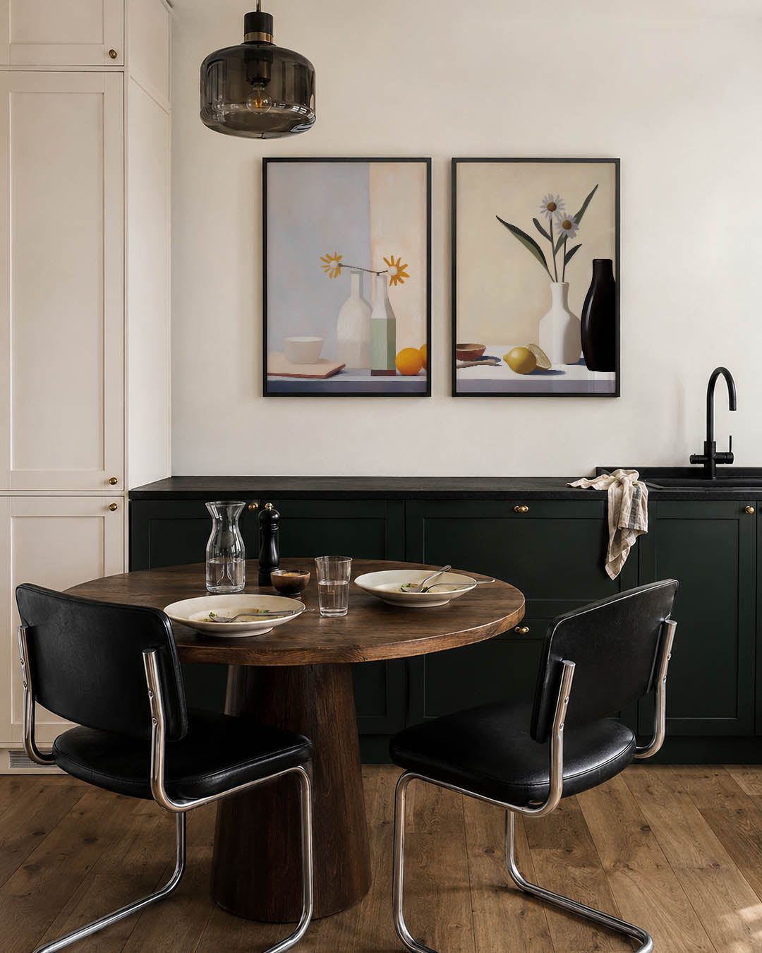 Stilleven met vormen Posterset