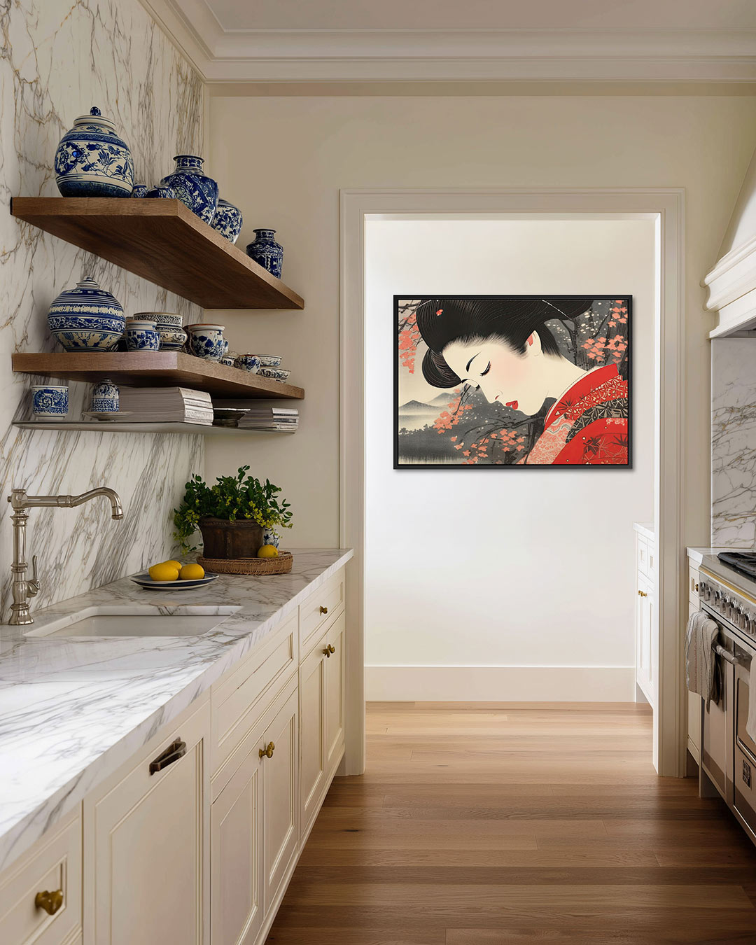 Vrouwelijk portret Kunstwerk