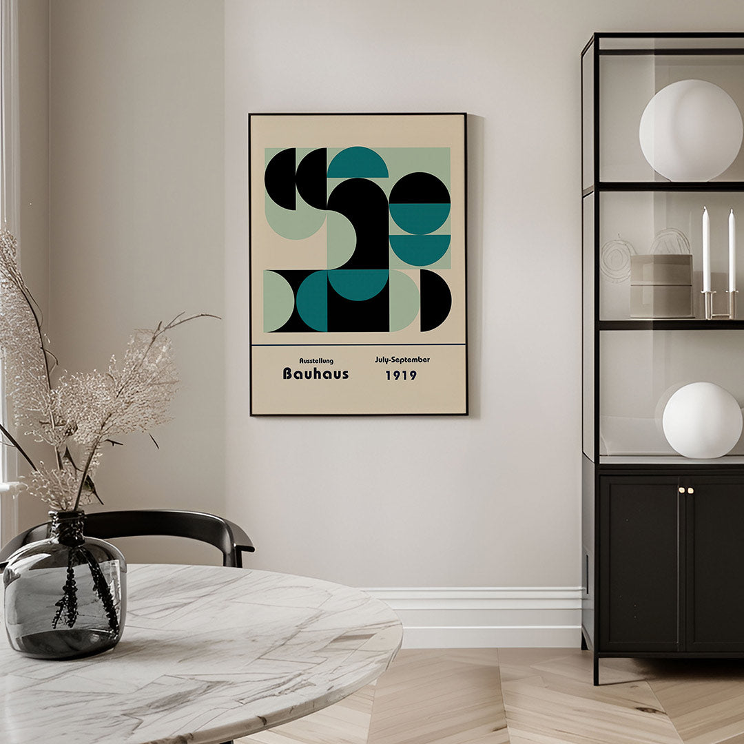 Vorm en kleurvlakken Poster