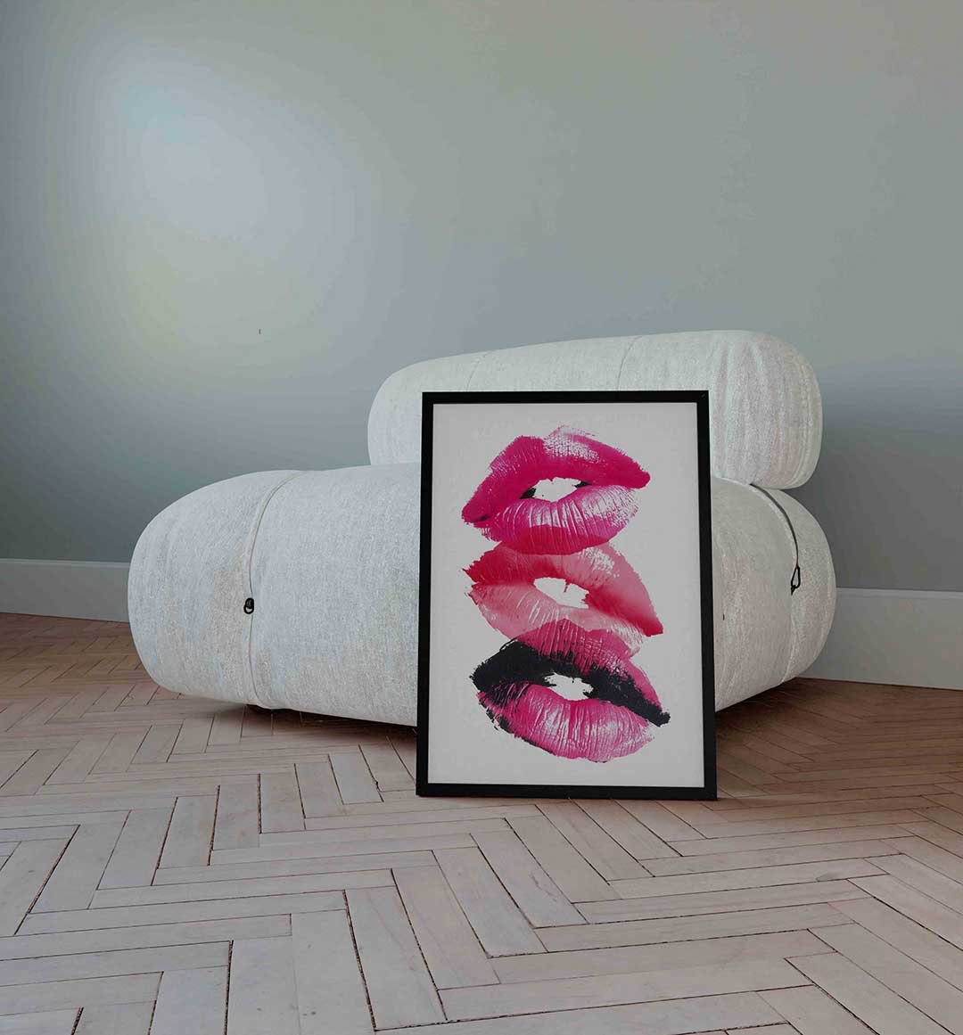 Lipafdrukken Poster