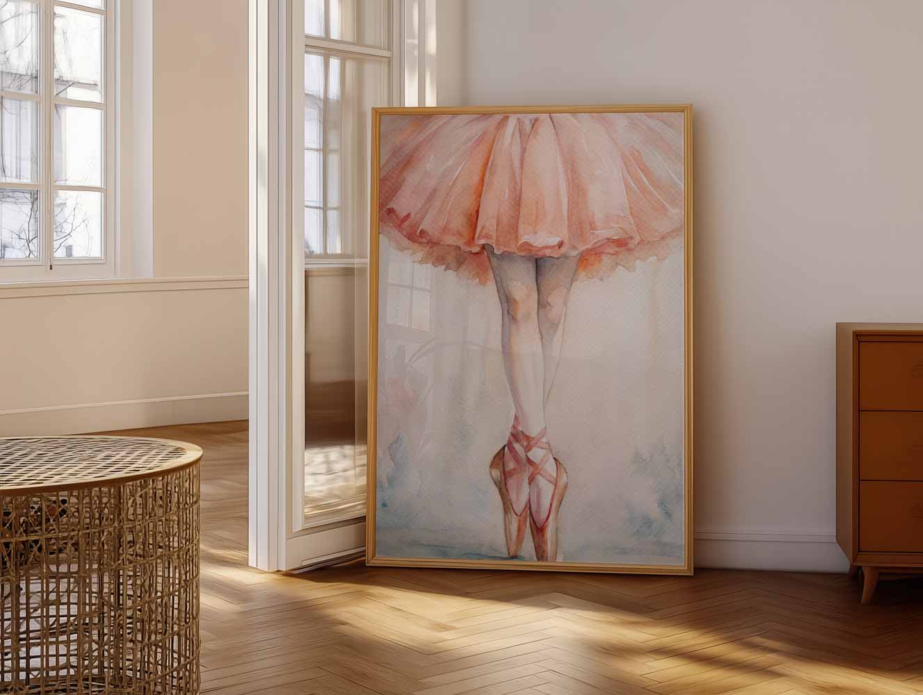 Elegante Ballerina Poster-WallArtistic