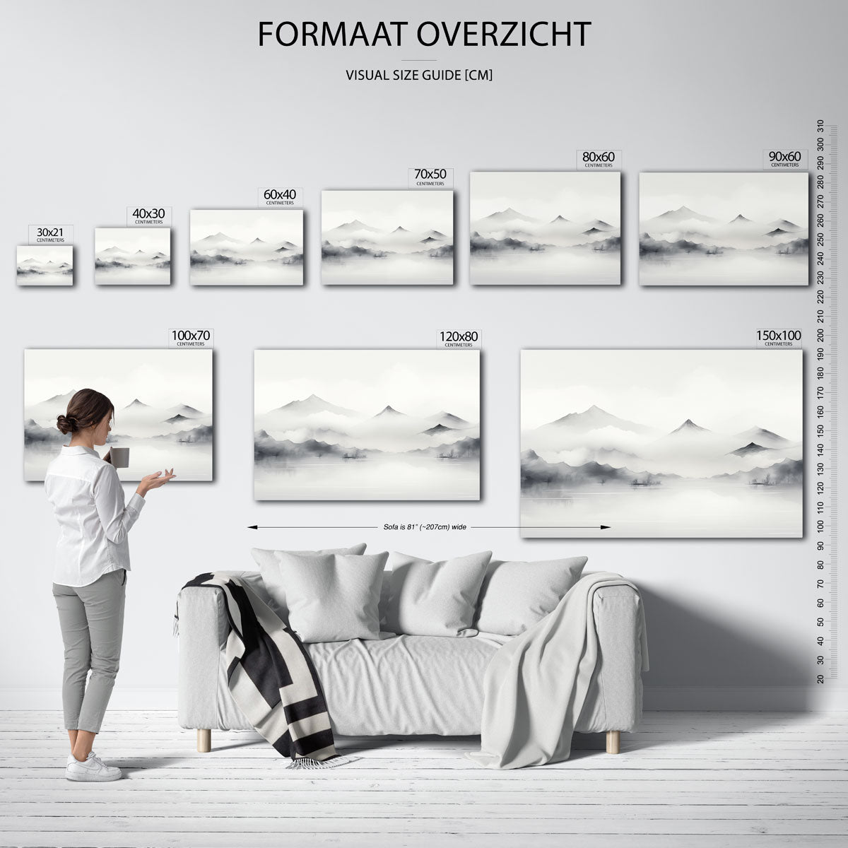 Berglandschap Poster