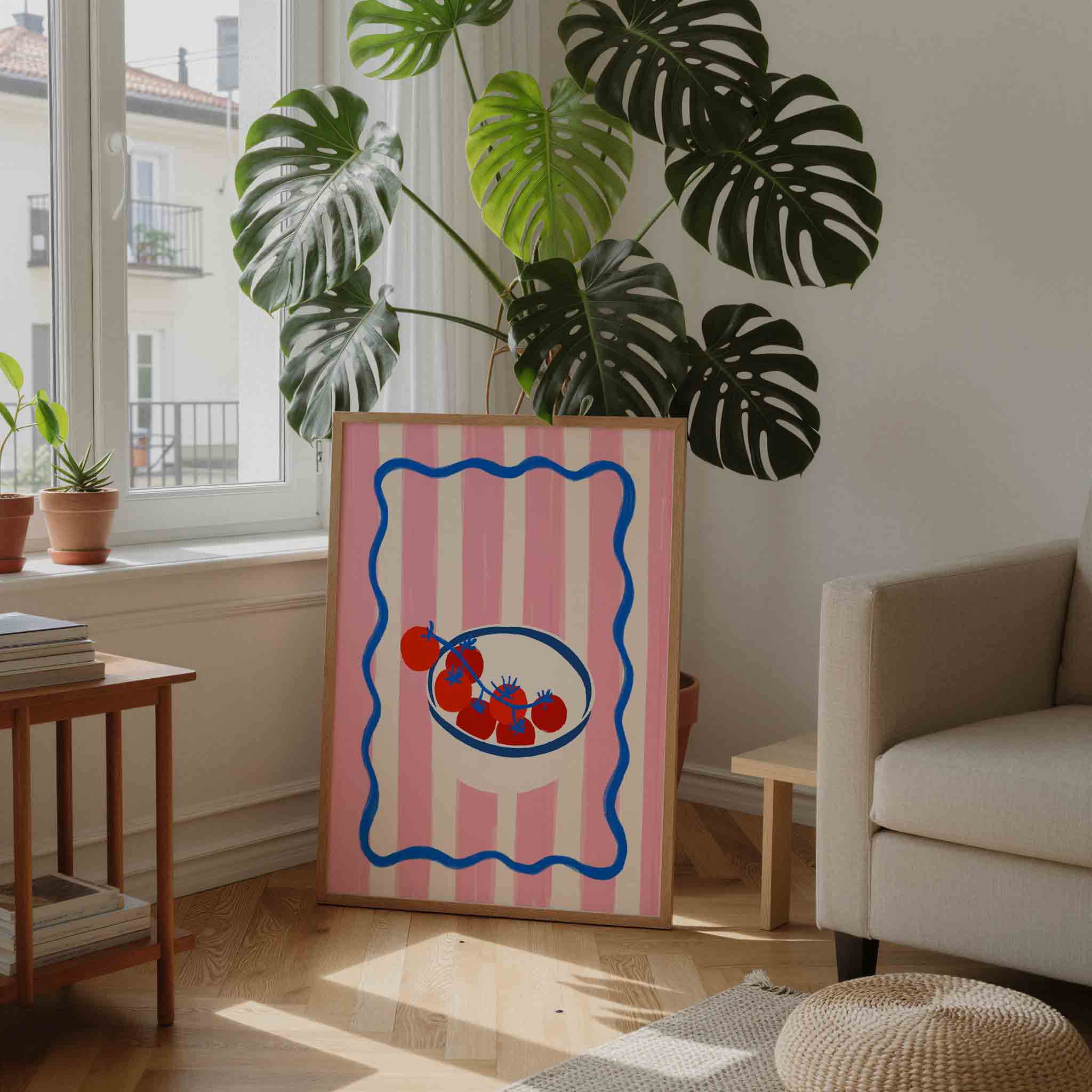 Tomaten in schaal Poster