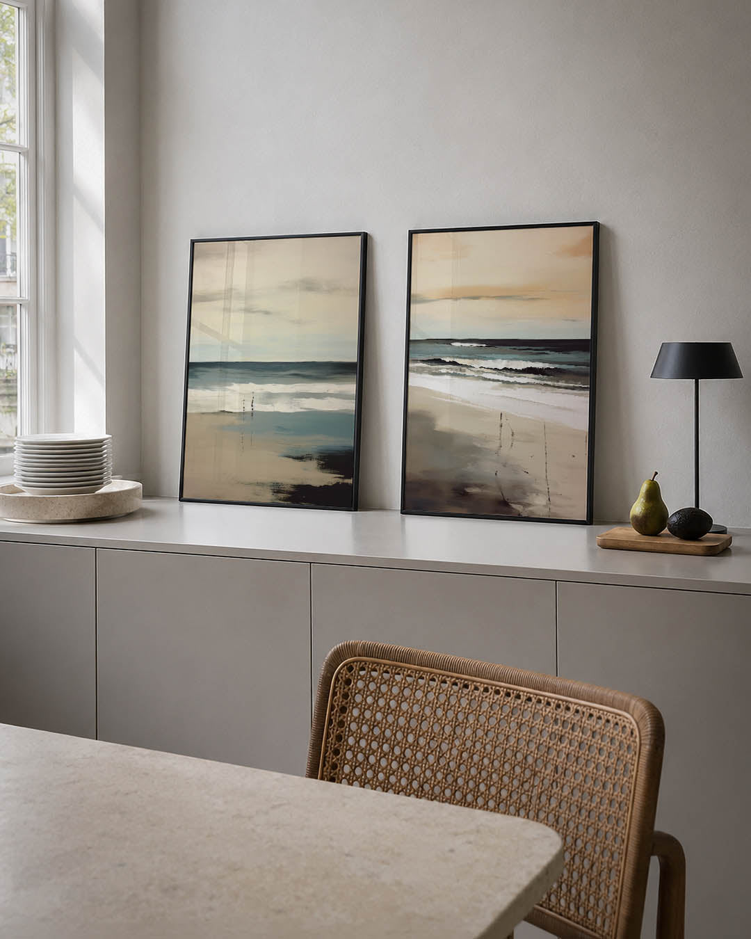 Zee en lucht Posterset